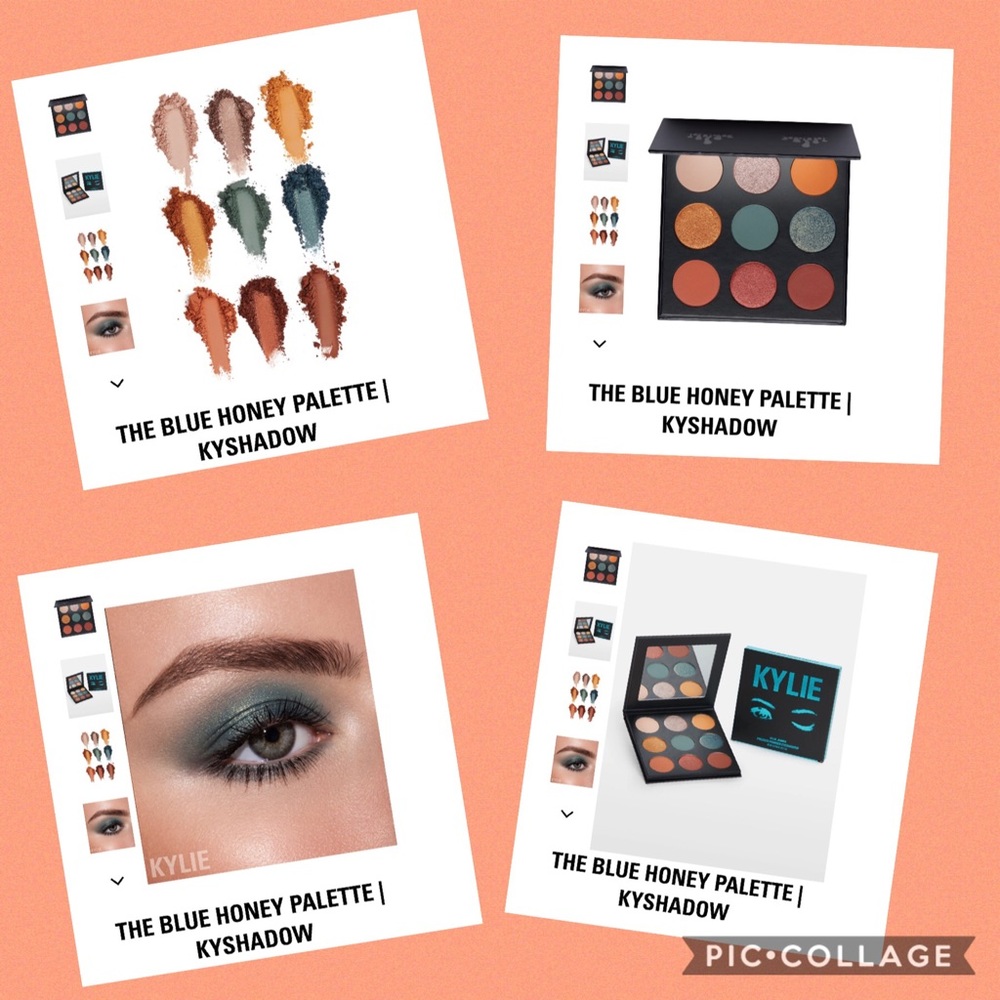 Kylie cosmetics the blue honey palette